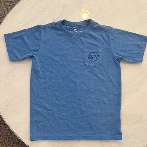 Southern Point Co. Kids Short-Sleeve Pocket Tee - Slate Blue